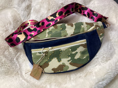 Denim camo pink