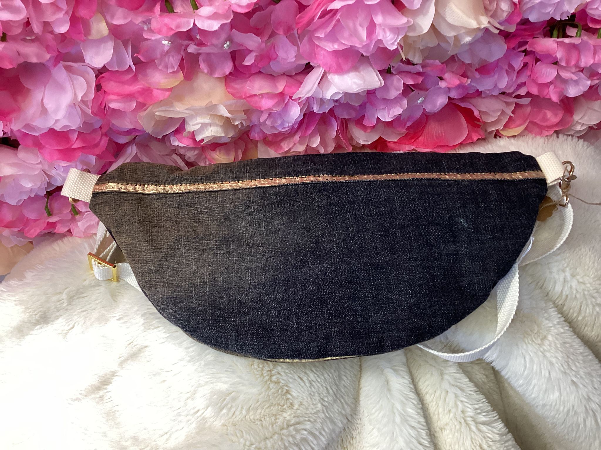 Gold Stripe Bags